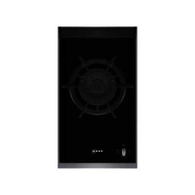 Neff N24K30N0 Series 4 30cm Gas Hob in Black Glass with Stainless Steel Trim Neff N24K30N0 Series 4 30cm Gas Hob in Black Glass with Stainless Steel Trim